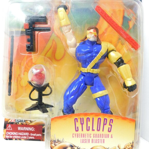 Marvel Comics Toy Biz X-Men Cyclops Age of Apocalypse Figure 1995 Vintage Sealed - Picture 7 of 7